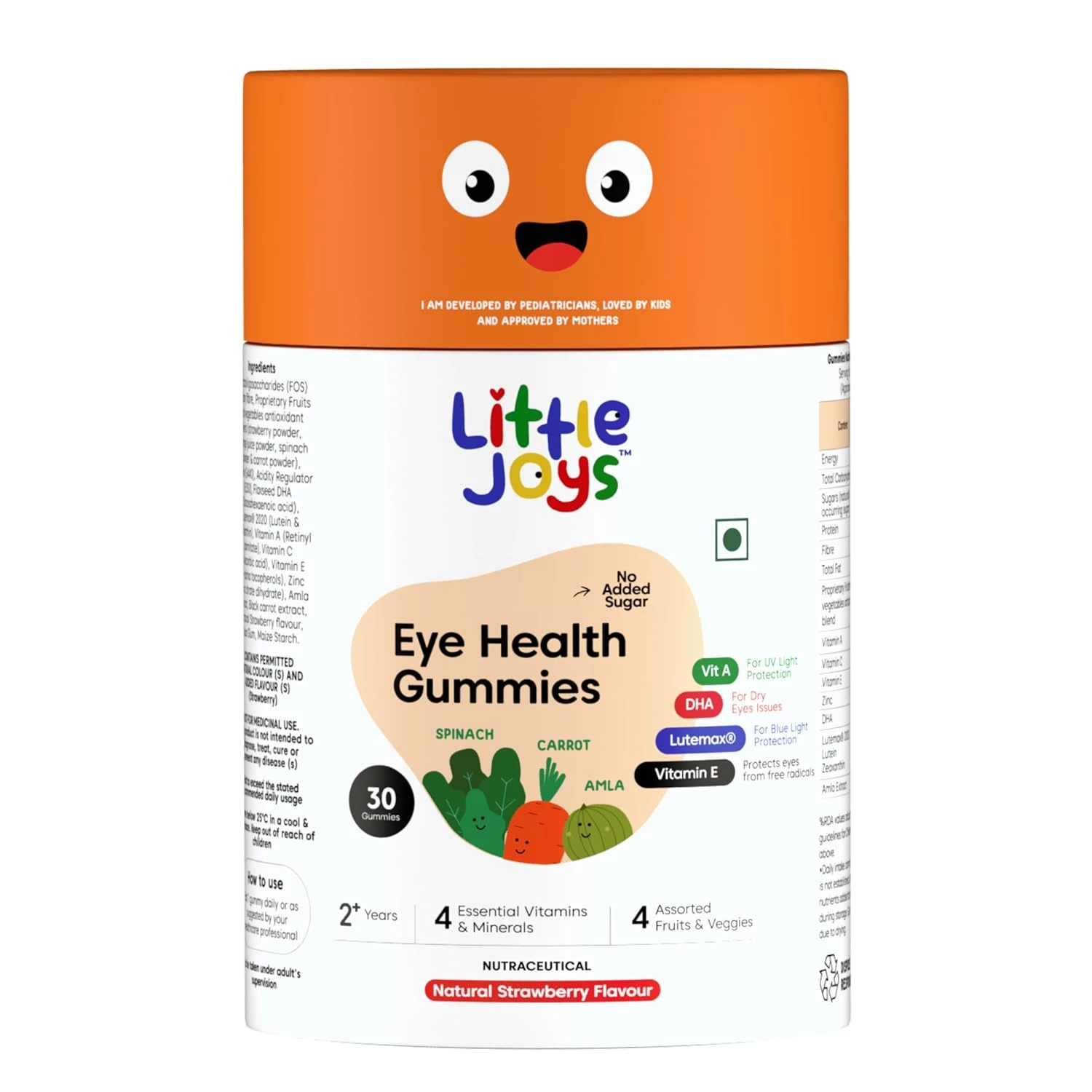 Little Joys Eye Health Gummies For Kids 2-12 years Little Joys Eye Health Gummies For Kids 2-12 years-Pack Size-30 Gummies
