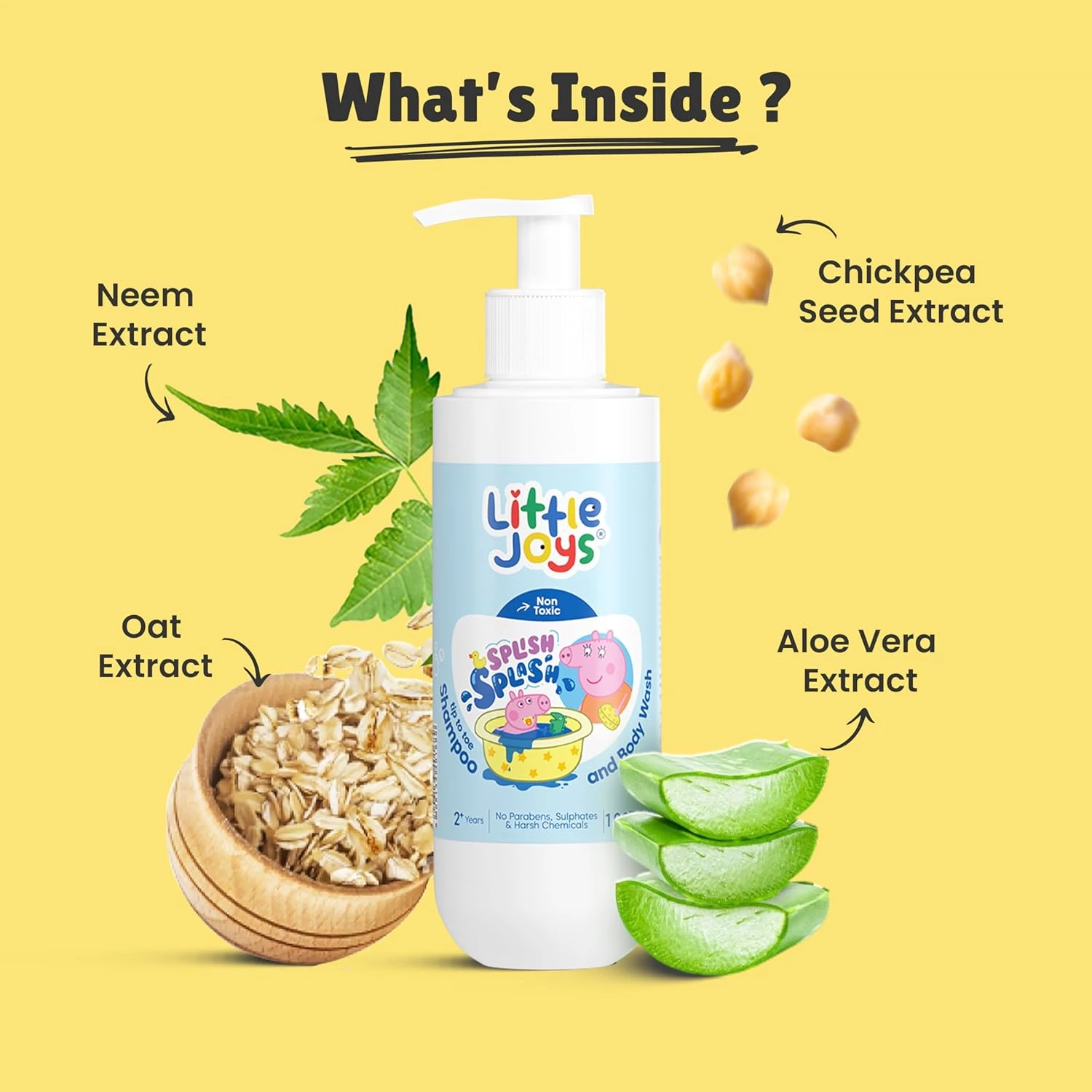 Little Joys Organic 2-in-1 Nourishing Shampoo & Body Wash for Kids - Image 2