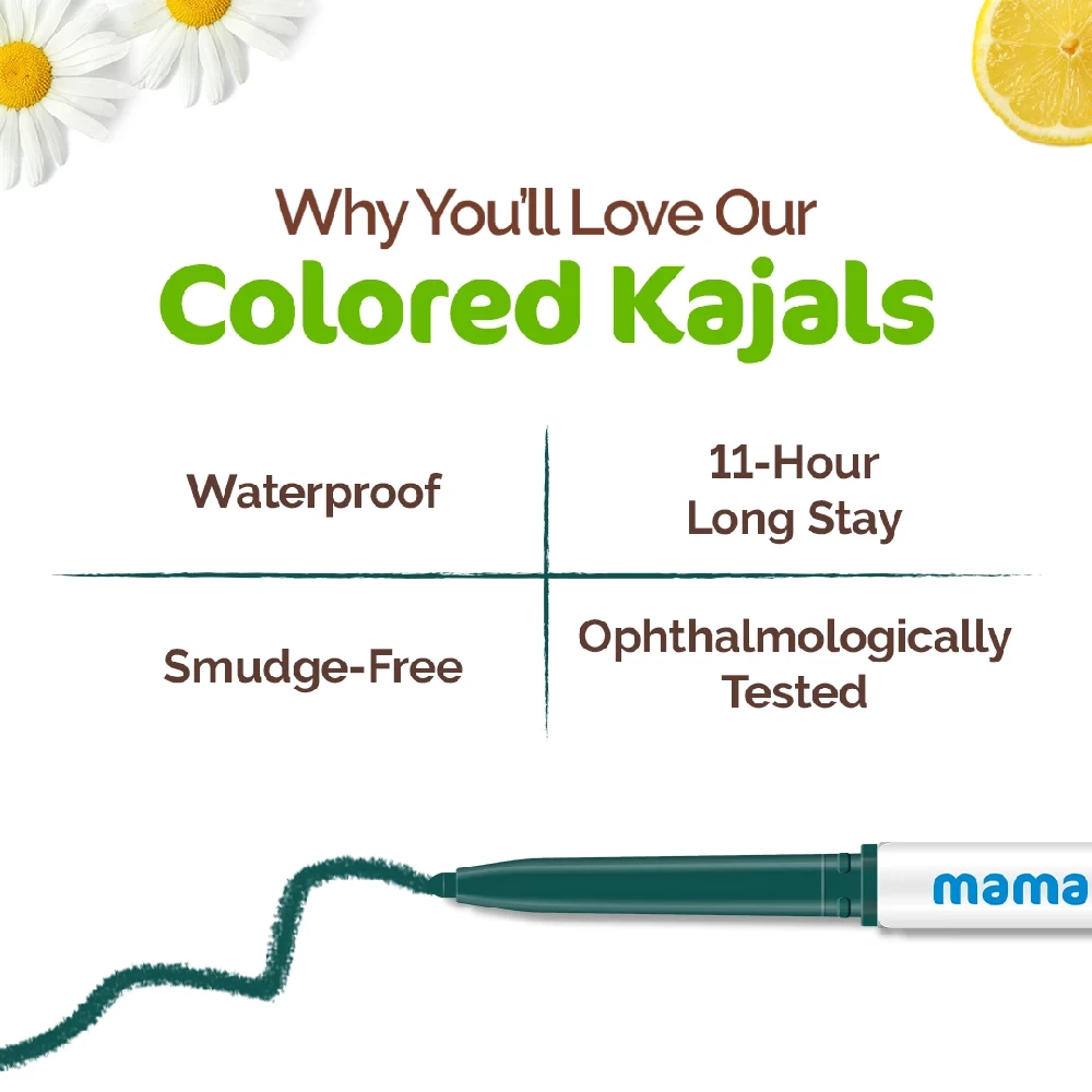 Long Stay Colored Kajal for 11-Hour Long Stay - Forest Green - Image 3