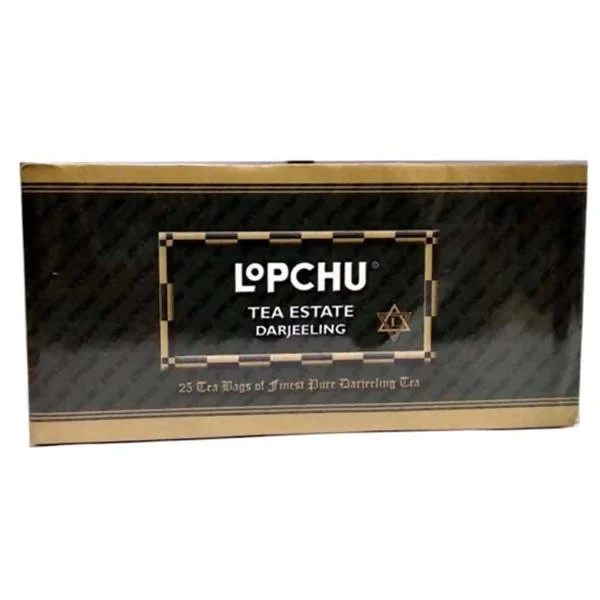 Lopchu Tea Estate Darjeeling 25 Tea Bags of Finest Pure Darjeeling Tea Lopchu Tea Estate Darjeeling 25 Tea Bags of Finest Pure Darjeeling Tea-Pack Size-50 g