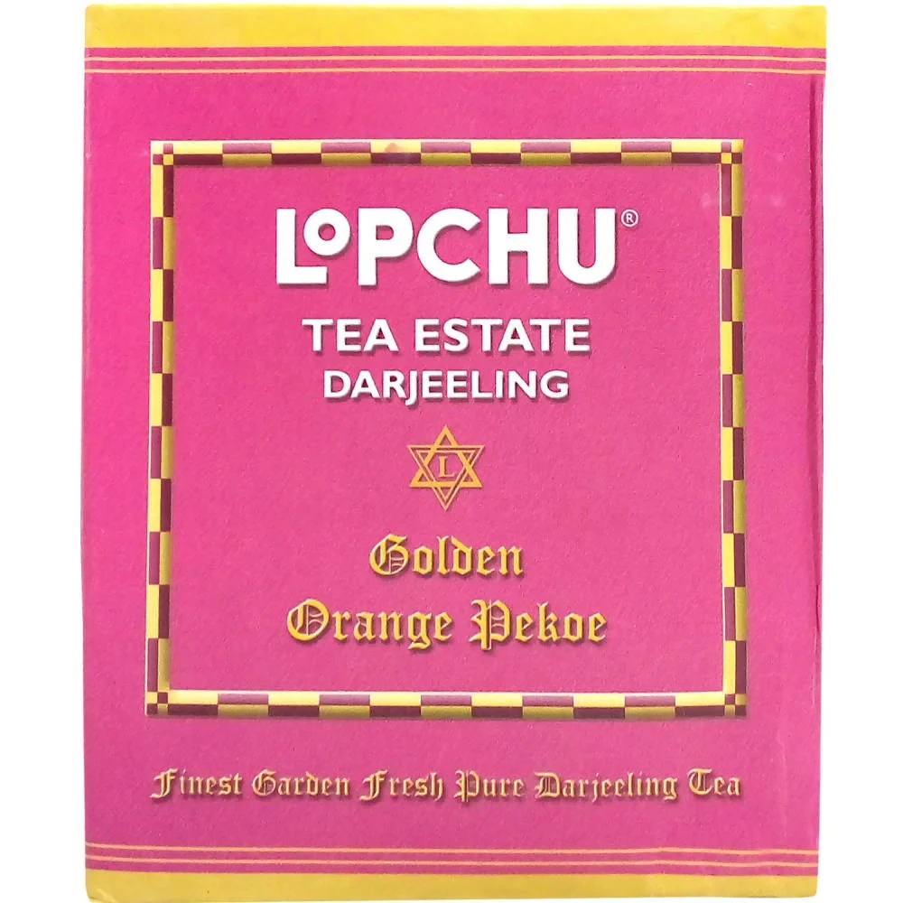 Lopchu Tea Estate Darjeeling Golden Orange Pekoe Lopchu Tea Estate Darjeeling Golden Orange Pekoe-Pack Size-100 g