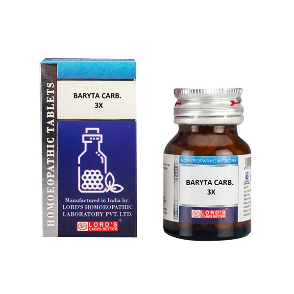Lord's Homeopathy Baryta Carb Trituration Tablet 3X