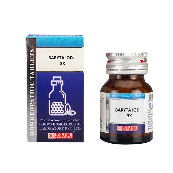 Lord's Homeopathy Baryta Iod Trituration Tablet 3x
