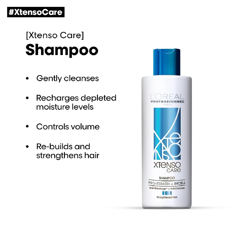 Loreal Professionnel Paris Xtenso Care Shampoo & Mask For Straightened Hair - Image 3
