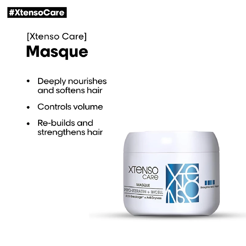 Loreal Professionnel Paris Xtenso Care Shampoo & Mask For Straightened Hair - Image 4
