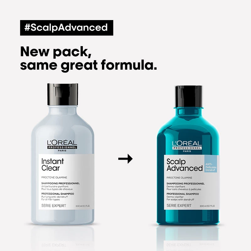 Loreal Professionnel Scalp Advanced Anti-Dandruff Dermo-Clarifier Shampoo+ Absolut Repair Hair Mask - Image 4