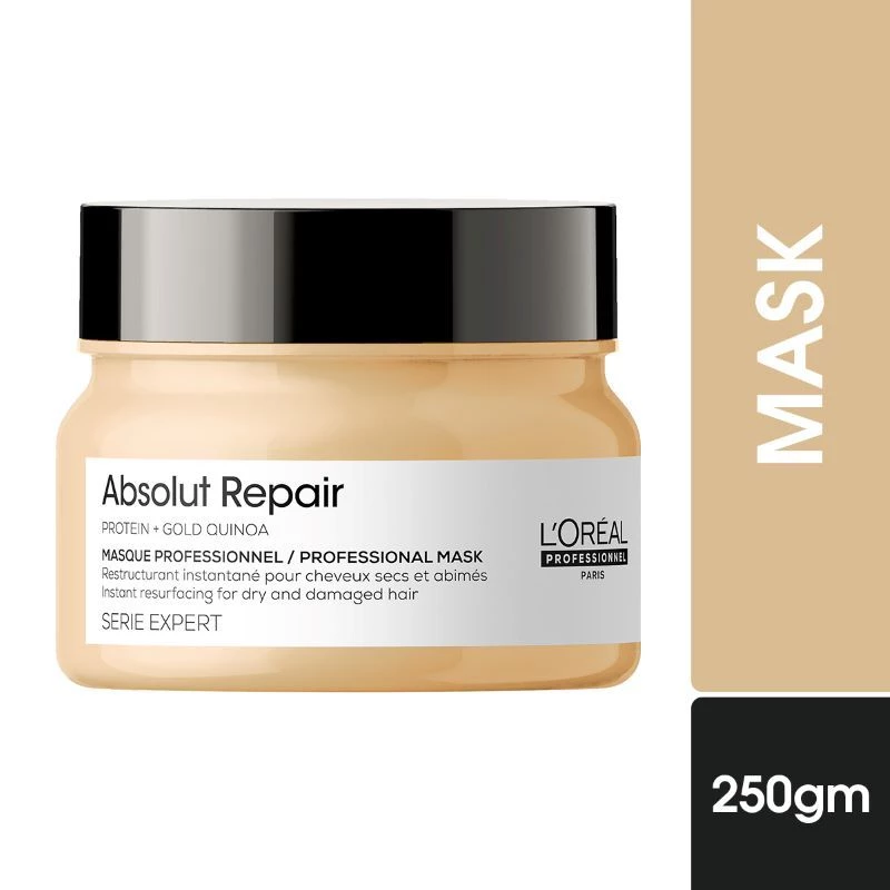 Loreal Professionnel Scalp Advanced Anti-Dandruff Dermo-Clarifier Shampoo+ Absolut Repair Hair Mask - Image 7
