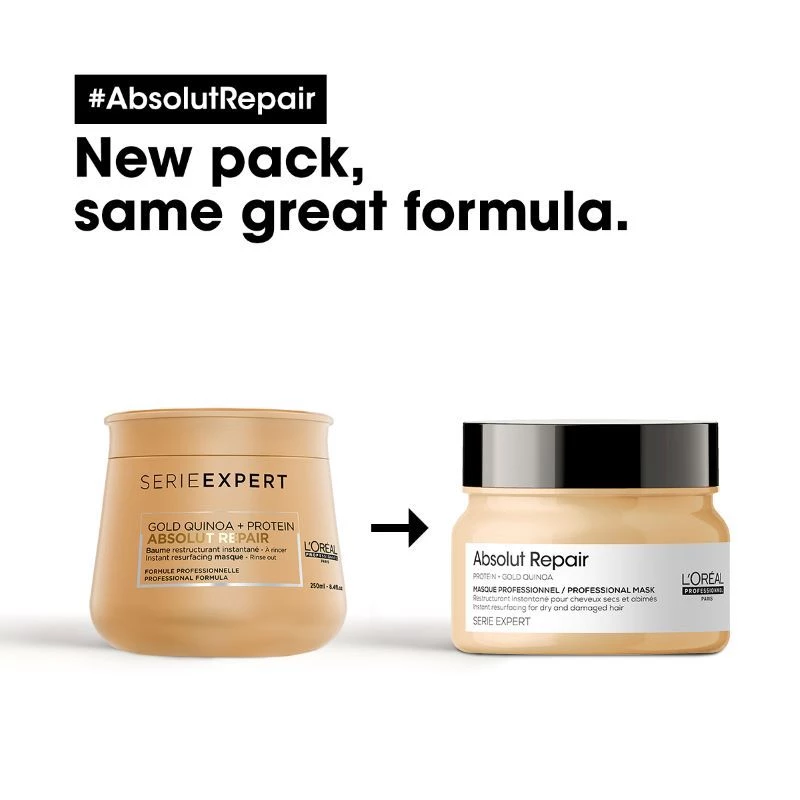 Loreal Professionnel Scalp Advanced Anti-Dandruff Dermo-Clarifier Shampoo+ Absolut Repair Hair Mask - Image 8