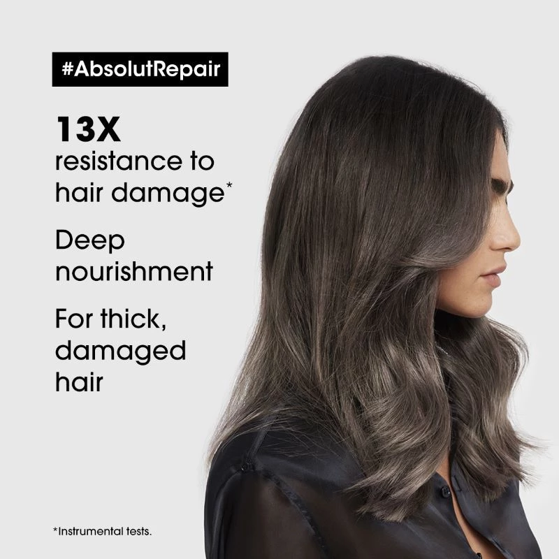 Loreal Professionnel Scalp Advanced Anti-Dandruff Dermo-Clarifier Shampoo+ Absolut Repair Hair Mask - Image 9