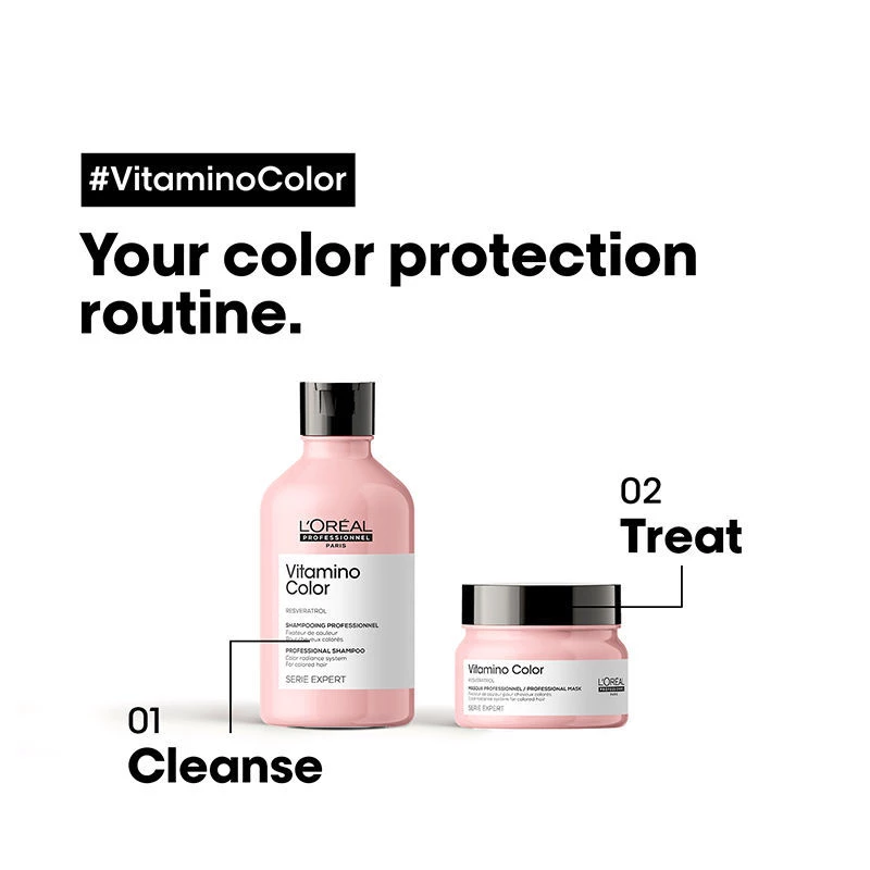 Loreal Professionnel Vitamino Color Shampoo & Hair Mask - Image 8