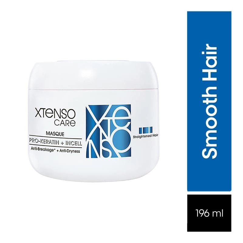 Loreal Professionnel X-Tenso Care Masque For Smooth, Manageable Hair Loreal Professionnel X-Tenso Care Masque For Smooth, Manageable Hair-Pack Size-196 ml