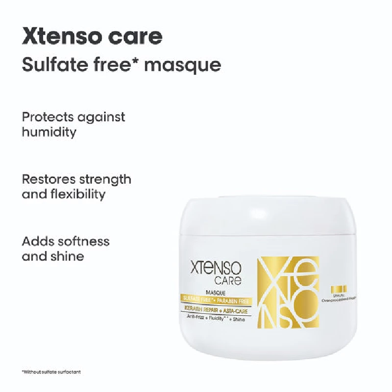 Loreal Professionnel X-Tenso Care Sulfate free Shampoo & Masque - Image 4
