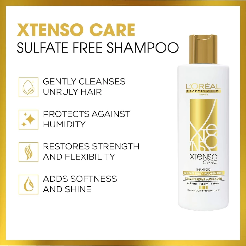 Loreal Professionnel Xtenso Care Sulfate-free Shampoo & Xtenso Care Masque - Image 4