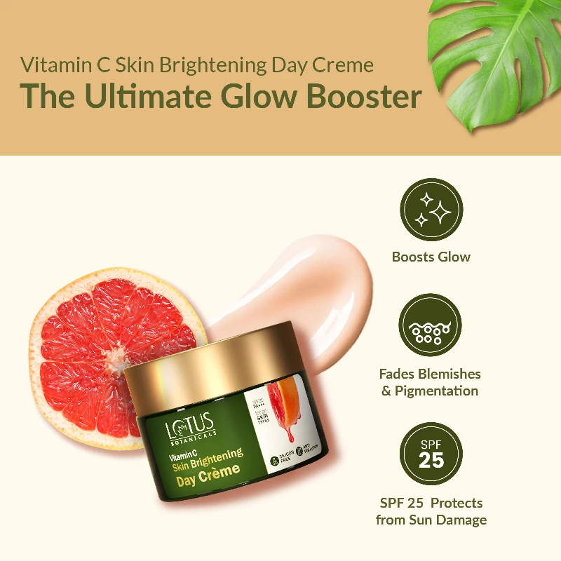 Lotus Botanicals Vitamin C Skin Brightening Day Creme - Image 3