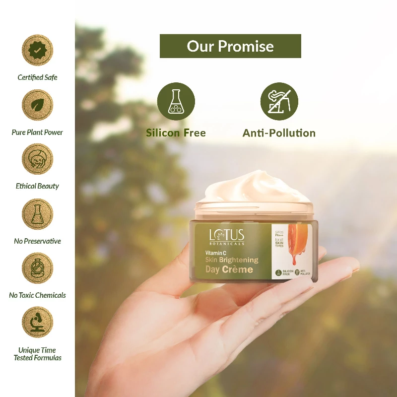 Lotus Botanicals Vitamin C Skin Brightening Day Creme - Image 6
