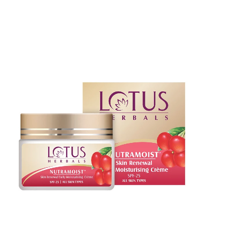 Lotus Herbal Nutramoist Skin Renewal Daily Moisturising Creme SPF-25 - Image 2