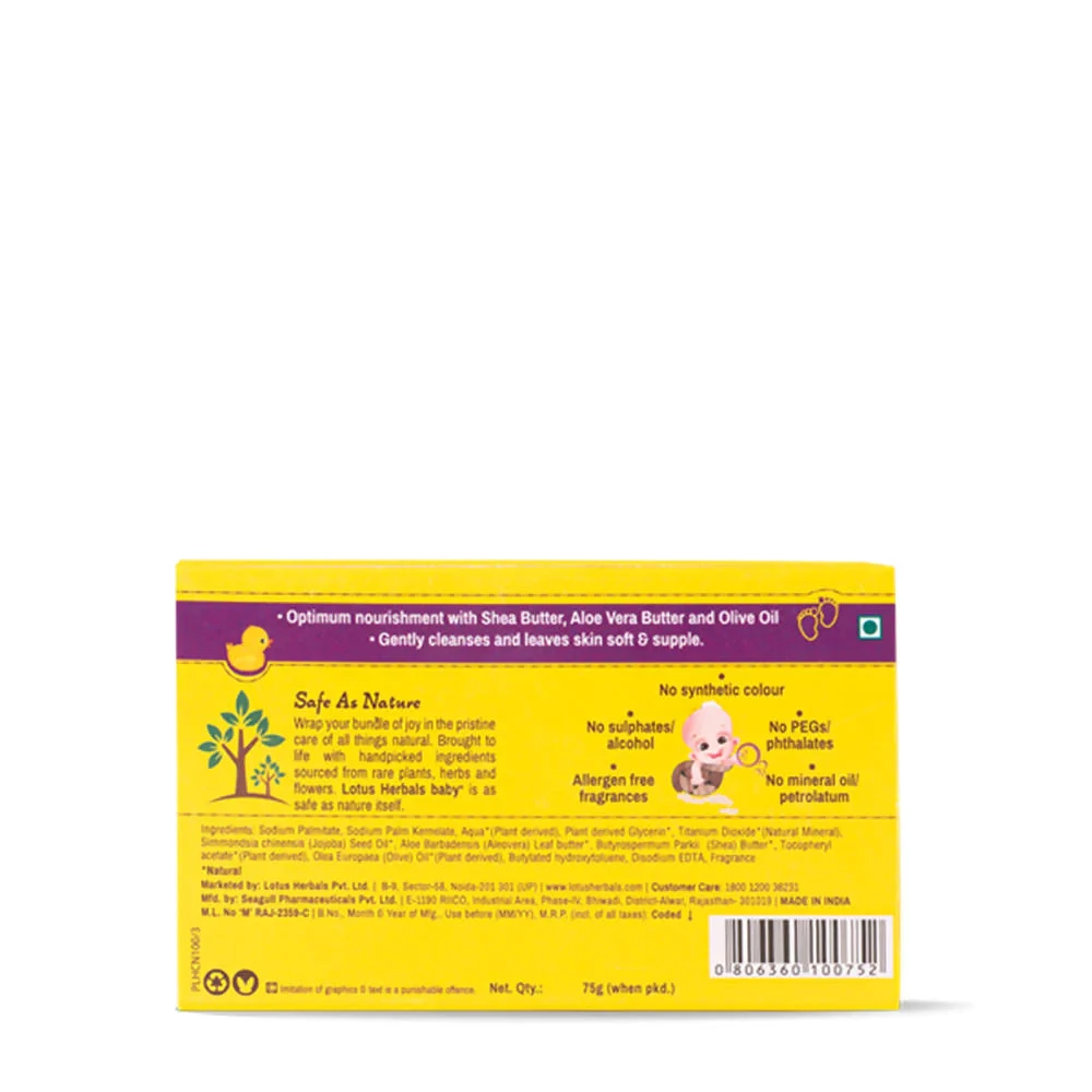 Lotus Herbals Baby + Little Bubbles Gentle Soap - Image 2