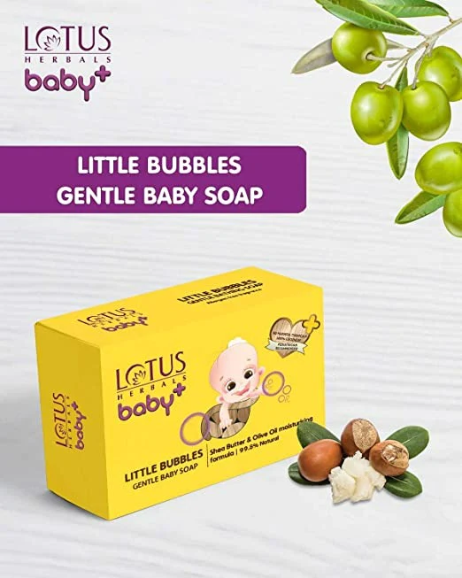 Lotus Herbals Baby + Little Bubbles Gentle Soap - Image 3