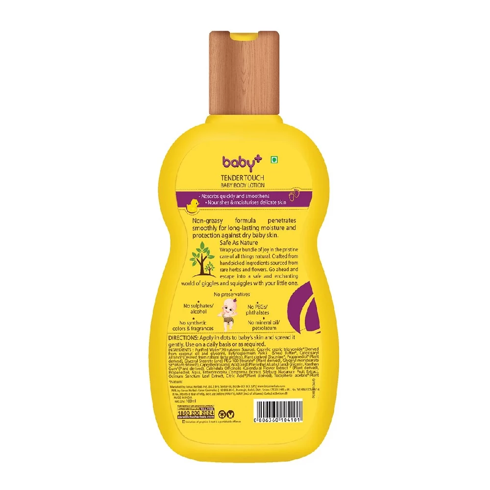 Lotus Herbals Baby+ Tender Touch Baby Body Lotion - Image 2