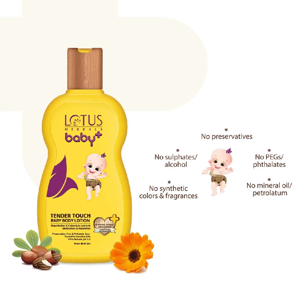 Lotus Herbals Baby+ Tender Touch Baby Body Lotion - Image 3