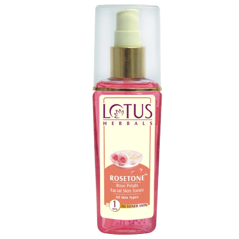Lotus Herbals Rosetone Rose Petals Facial Skin Toner Lotus Herbals Rosetone Rose Petals Facial Skin Toner-Pack Size-100 ml