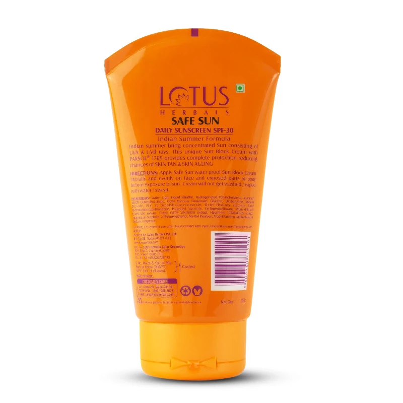 Lotus Herbals Safe Sun Sunscreen Cream PA++ SPF-30 Indian Summer Formula - Image 2