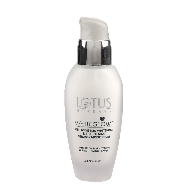 Lotus Herbals WhiteGlow Intensive Skin Whitening & Brightening Serum + Moisturiser Lotus Herbals WhiteGlow Intensive Skin Whitening & Brightening Serum + Moisturiser-Pack Size-30 ml