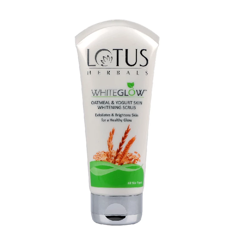 Lotus Herbals WhiteGlow Oatmeal & Yogurt Skin Whitening Scrub - Image 1