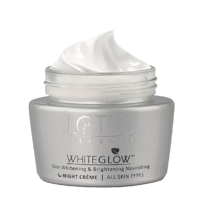 Lotus Herbals WhiteGlow Skin Whitening & Brightning Night Creme Lotus Herbals WhiteGlow Skin Whitening & Brightning Night Creme-Pack Size-60 g