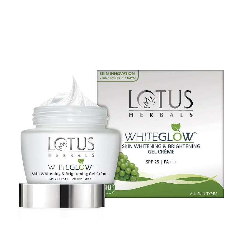 Lotus Herbals WhiteGlow Skin Whitening And Brightening Gel Face Cream with SPF-25 - Image 2