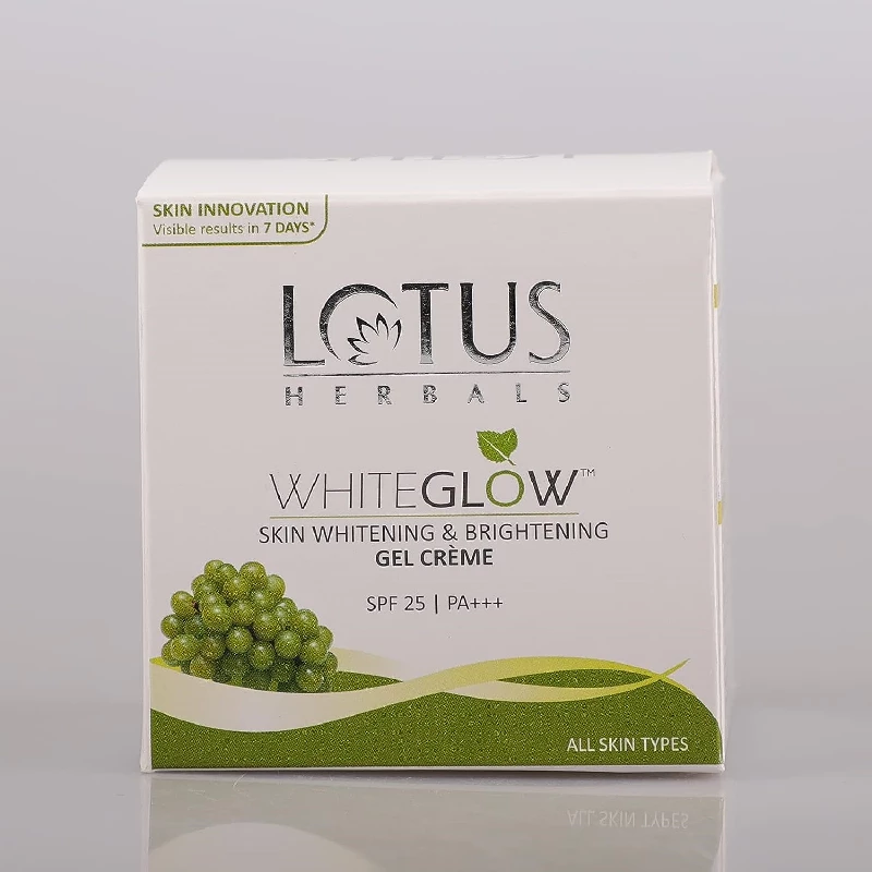 Lotus Herbals WhiteGlow Skin Whitening And Brightening Gel Face Cream with SPF-25 - Image 6
