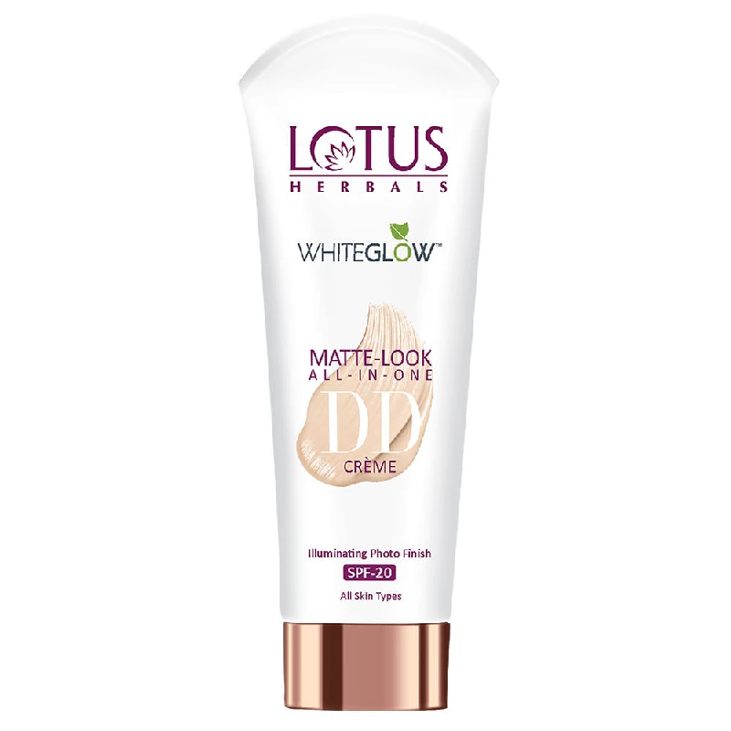 Lotus Herbals Whiteglow Matte Look All In One Dd Cream Spf 20 Pink Beige