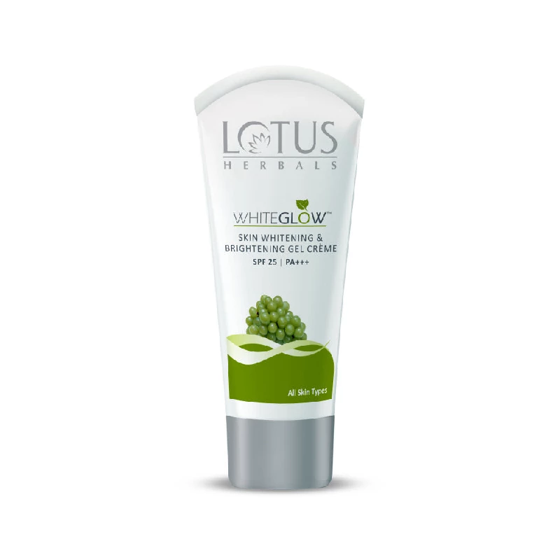 Lotus Herbals Whiteglow Skin Whitening & Brightening Gel Cream Spf 25 Pa+++