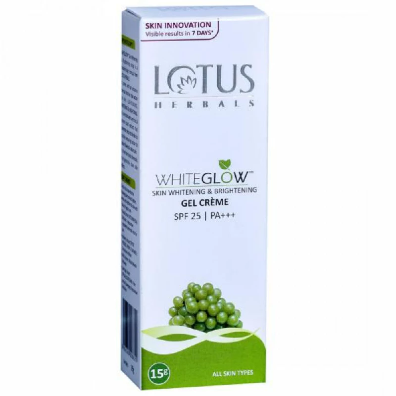 Lotus Herbals Whiteglow Skin Whitening & Brightening Gel Cream Spf 25 Pa+++ - Image 3