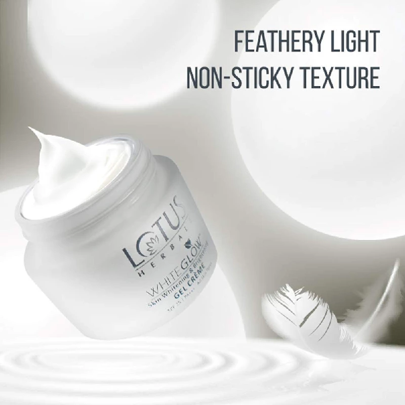 Lotus Herbals Whiteglow Skin Brightening Gel Creme SPF 25 PA+++ | Daily Face Moisturizer | Sun Protection and Radiant Glow-4