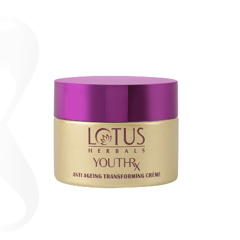 Lotus Herbals YouthRx Anti-Ageing Transforming Creme SPF 25 PA +++ Lotus Herbals YouthRx Anti-Ageing Transforming Creme SPF 25 PA +++-Pack Size-50 g