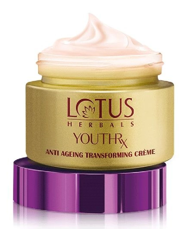 Lotus Herbals YouthRx Anti-Ageing Transorfming Creme SPF 25 PA+++ Lotus Herbals YouthRx Anti-Ageing Transorfming Creme SPF 25 PA+++-Pack Size-10 g