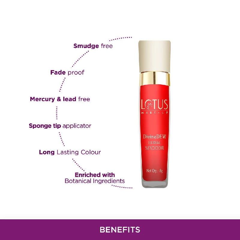 Lotus Make-Up Divine Dew Herbal Sindoor - Love Drop - Image 3