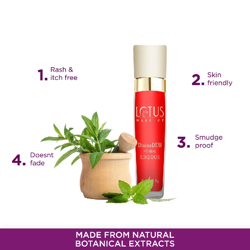Lotus Make-Up Divine Dew Herbal Sindoor - Love Drop - Image 5