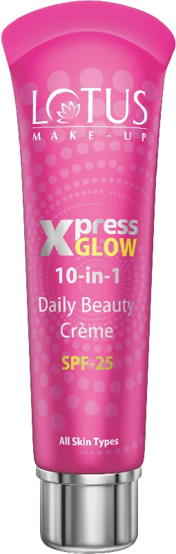 Lotus Make Up Xpress Glow 10 In 1 Daily Beauty Cream Spf 25 Bright Angel