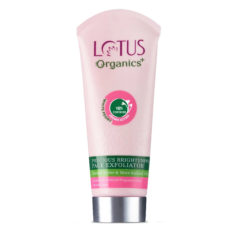 Lotus Organics Precious Brightening Face Exfoliator Lotus Organics Precious Brightening Face Exfoliator-Pack Size-100 g