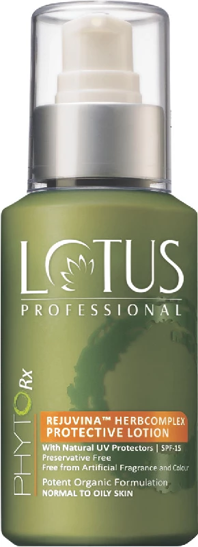 Lotus Professional Phyto-Rx Rejuvina Herbcomplex Protective Lotion SPF 15 Lotus Professional Phyto-Rx Rejuvina Herbcomplex Protective Lotion SPF 15-Pack Size-100 ml