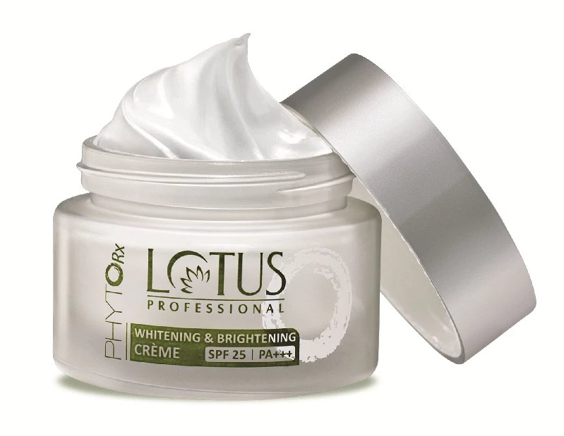 Lotus Professional Phyto-Rx Whitening & Brightening Creme SPF 25 PA+++ Lotus Professional Phyto-Rx Whitening & Brightening Creme SPF 25 PA+++-Pack Size-50 g