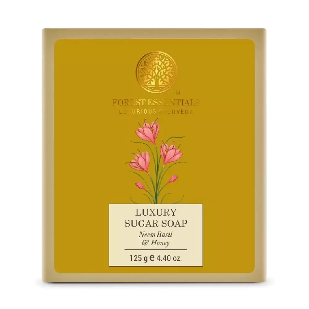 Luxury Sugar Soap Neem Basil & Honey - Image 1