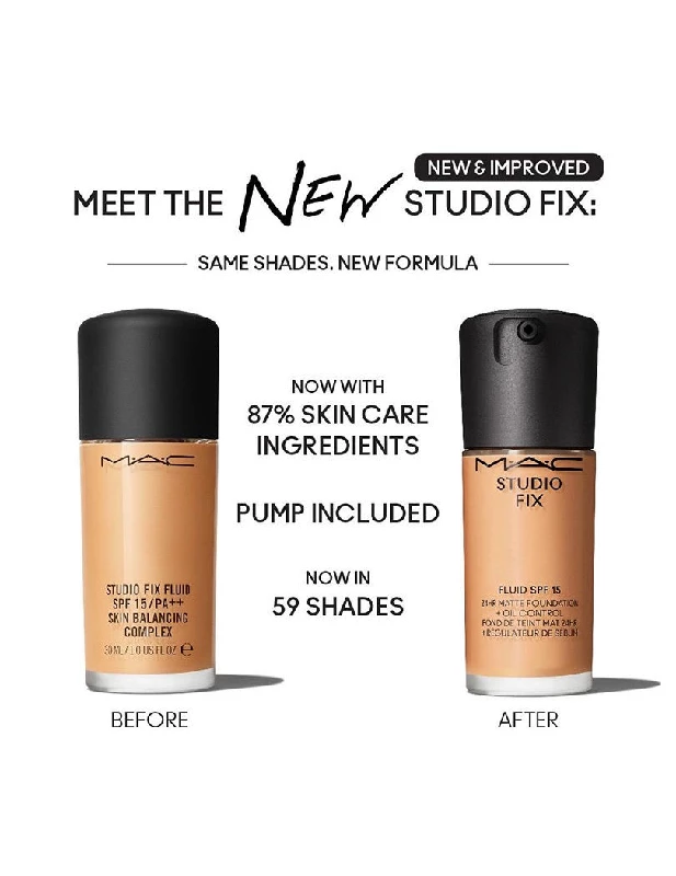 M.A.C Studio Fix Fluid SPF 15 Soft Matte Foundation - Image 52