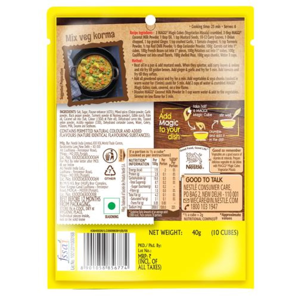 Maggi Magic Cube-Vegetarian Masala - Image 2
