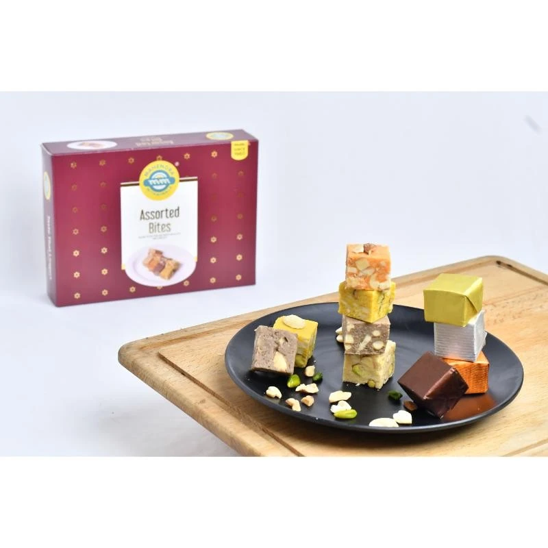 Mahendra Mithaiwala
Assorted Bites Mahendra Mithaiwala
Assorted Bites-Pack Size-400g