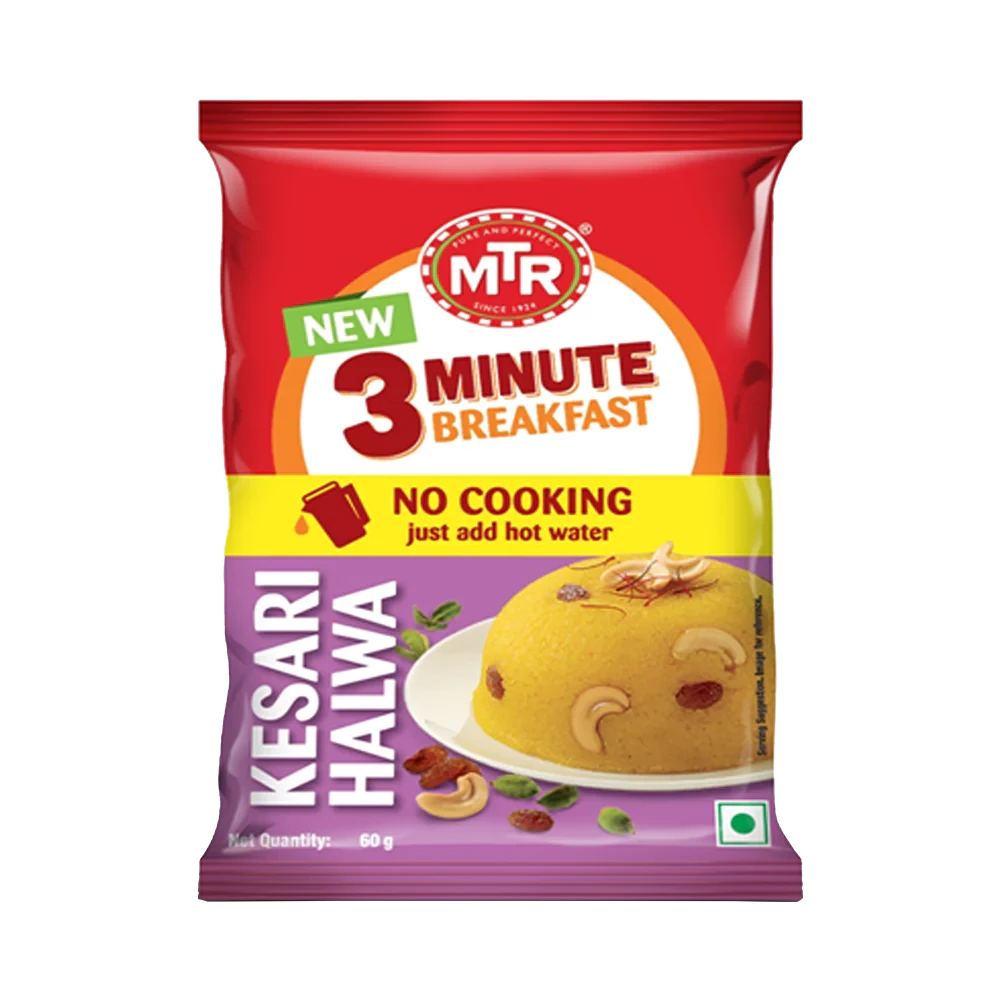 MTR 3 Minute Kesari Halwa MTR 3 Minute Kesari Halwa-Pack Size-60 g