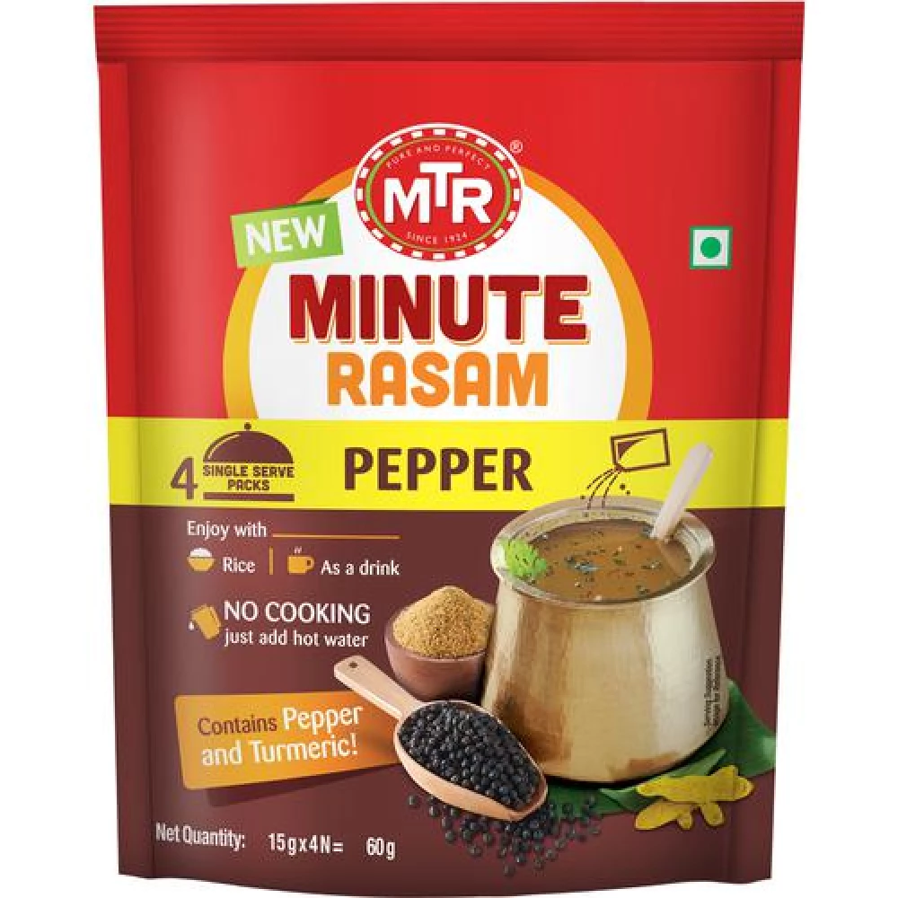 MTR Minute Pepper Rasam MTR Minute Pepper Rasam-Pack Size-60g