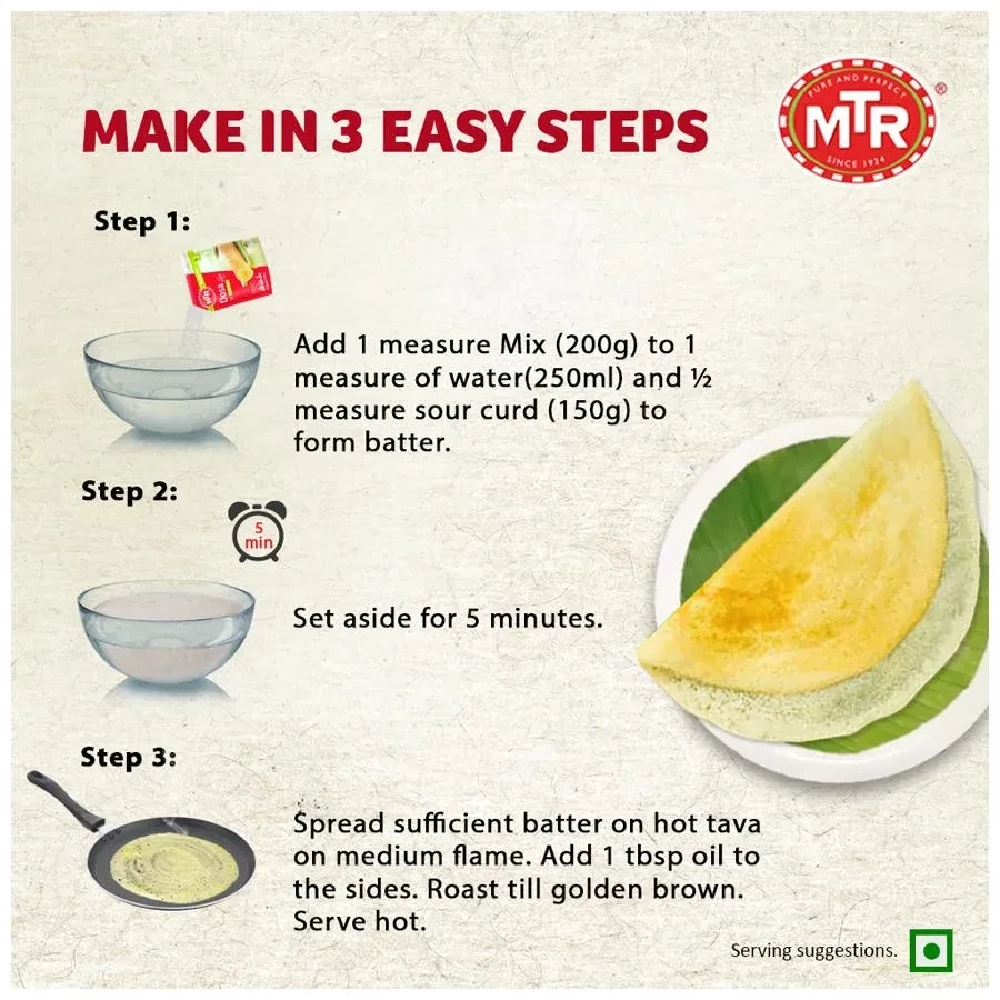 MTR Original Dosa Ready Mix - Image 5